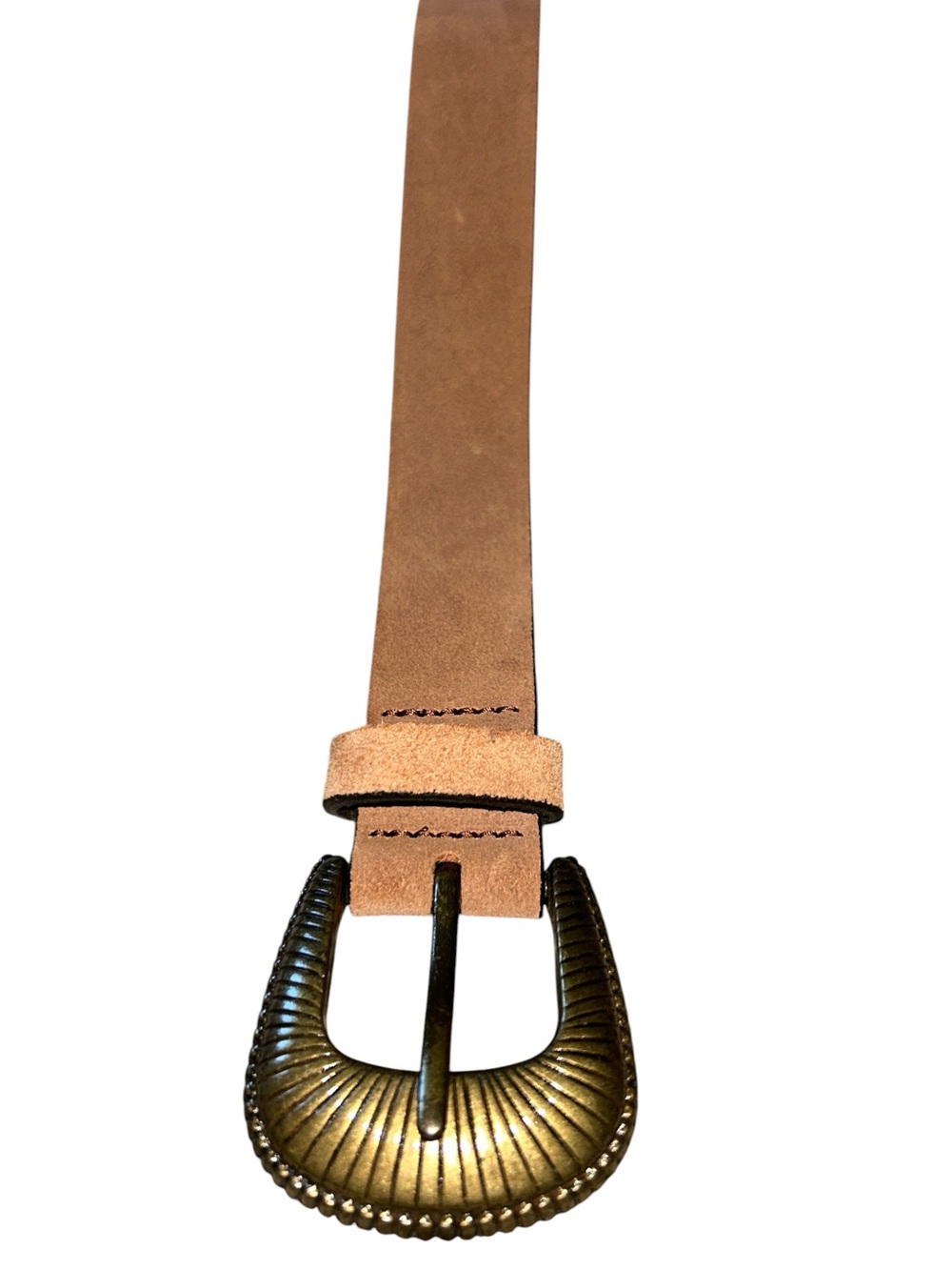 100% Leather Women’s Belt Western Bohemian 41” Long Size Large